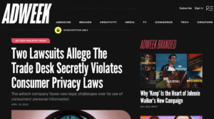 Adweek article screenshot
