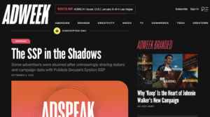 Adweek article screenshot