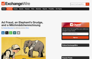 ExchangeWire article screenshot