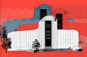 Illustration of the European Commission Building