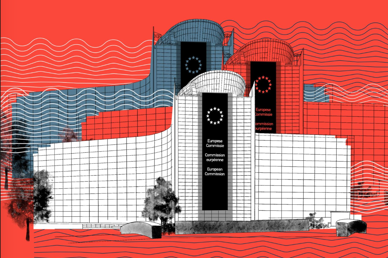 Illustration of the European Commission Building