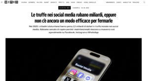 Wired Italy Article Screenshot