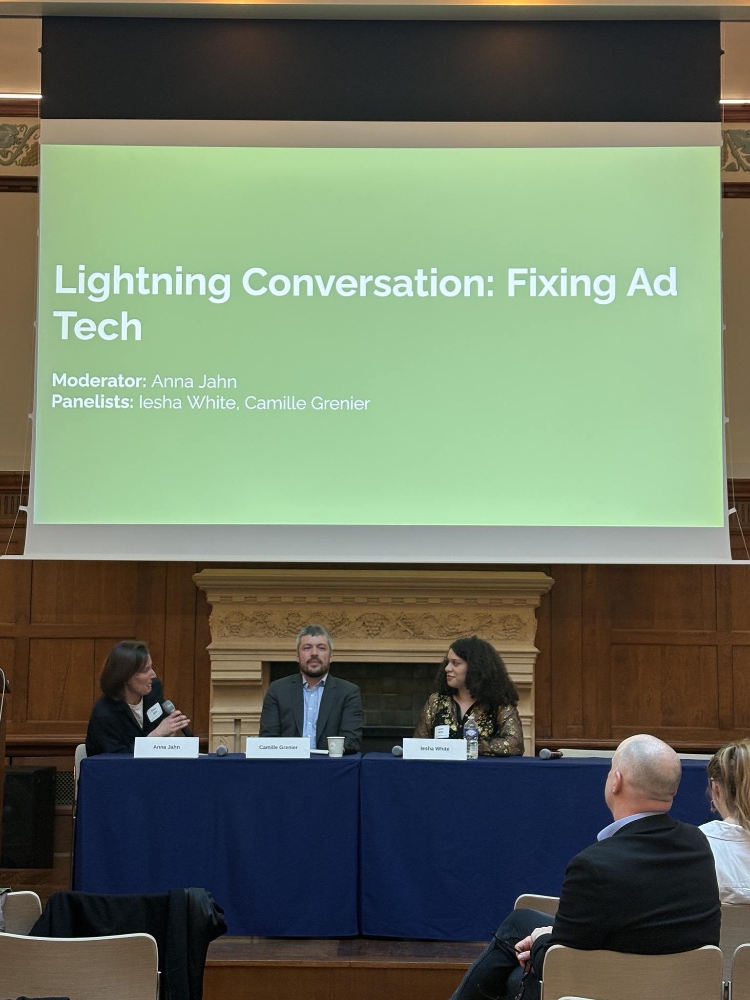 Iesha spoke on the panel “Fixing Ad Tech” at the Saving Journalism conference in Paris