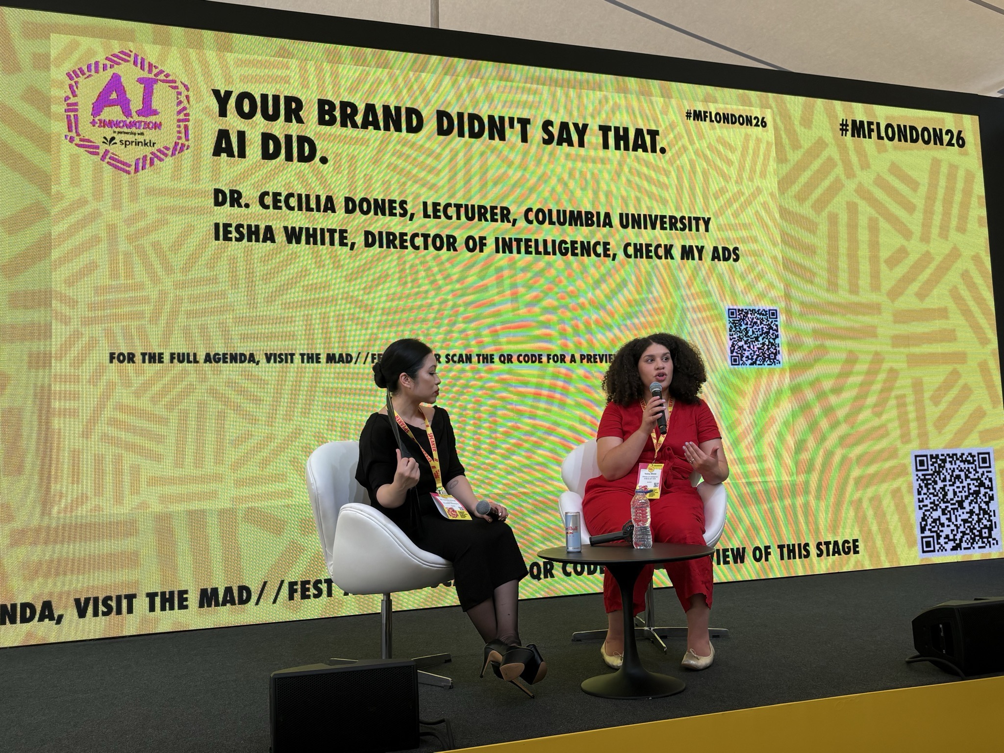 Iesha attends MAD//Fest in London