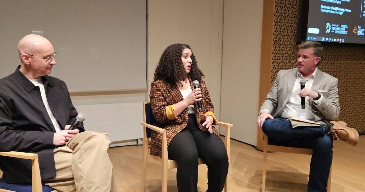 Iesha spoke on the panel “Adtech, Misinformation, and the Fraud Infrastructure.“ in Ottawa